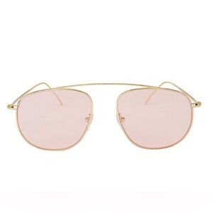 Illesteva Santorini Pink lensed gold aviators